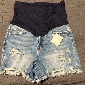 Pink Blush Maternity shorts